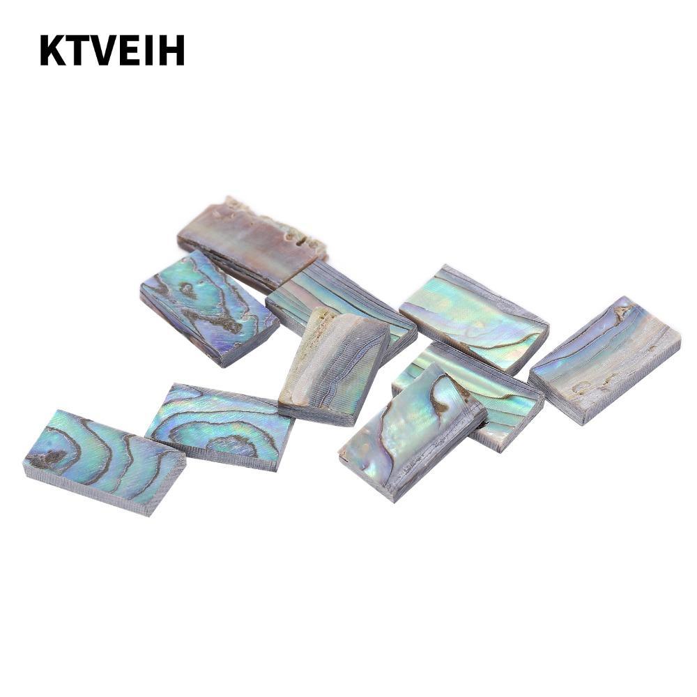 KTVEIH ​10 Cái Vỏ bào ngư Inlay​, ​Đầy màu sắc ​Đàn Guitar Fretboard Decoratio ​Chất liệu đàn Guitar