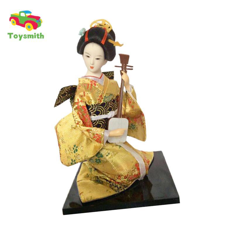 Colorfulland 12 '' Búp bê Geisha Kimono Nhật Bản Các bức tượng nhỏ Geisha dân tộc dành cho