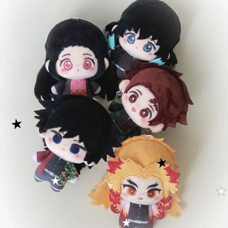 【Fast shipping】MỚI Demon Slayer 10cm Anime Doll Sang Trọng Búp Bê, Nhồi Bông Shinazugawa Sanemi Tomi