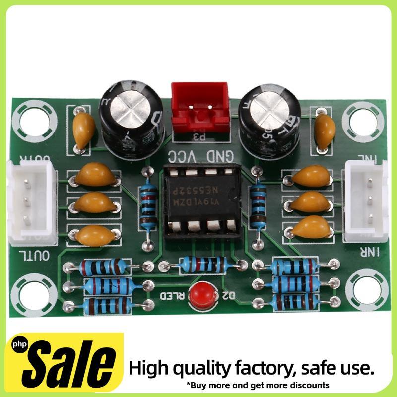 Mini Preamp Op Amp Module Khuếch Đại Kênh Kép NE5532 Preamplifier Tone Board 5 Lần Điện Áp Rộng 12-3