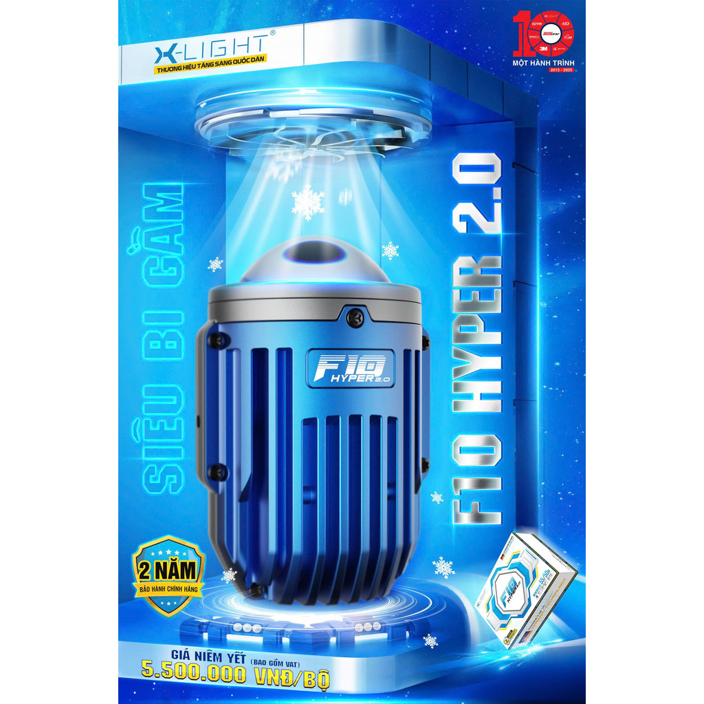 Bi gầm Led GTR X-light F10 2.0 inch F10 HYPER NEW 2026