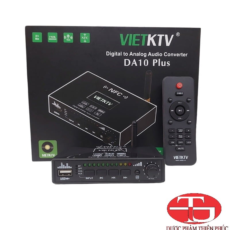 [HCM] Bộ giải mã âm thanh VietKTV DA10 Plus - Hàng Chính Hãng
