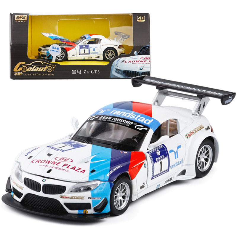 [Mẫu xe] Caipo 1 / 32 BMW Z4 GT3 Hợp Kim Xe Mô Hình Vòng Hoa Sọc Xe Thể Thao Kéo Lại Đèn Âm Thanh 88