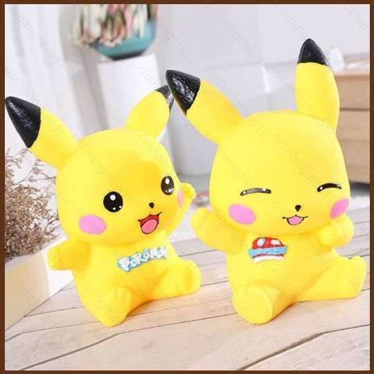 XX1J Pokemon tiết kiệm nồi Hoạt hình lớn Pikachu heo đất keo không sợ rơi đồ nội thất XX1J