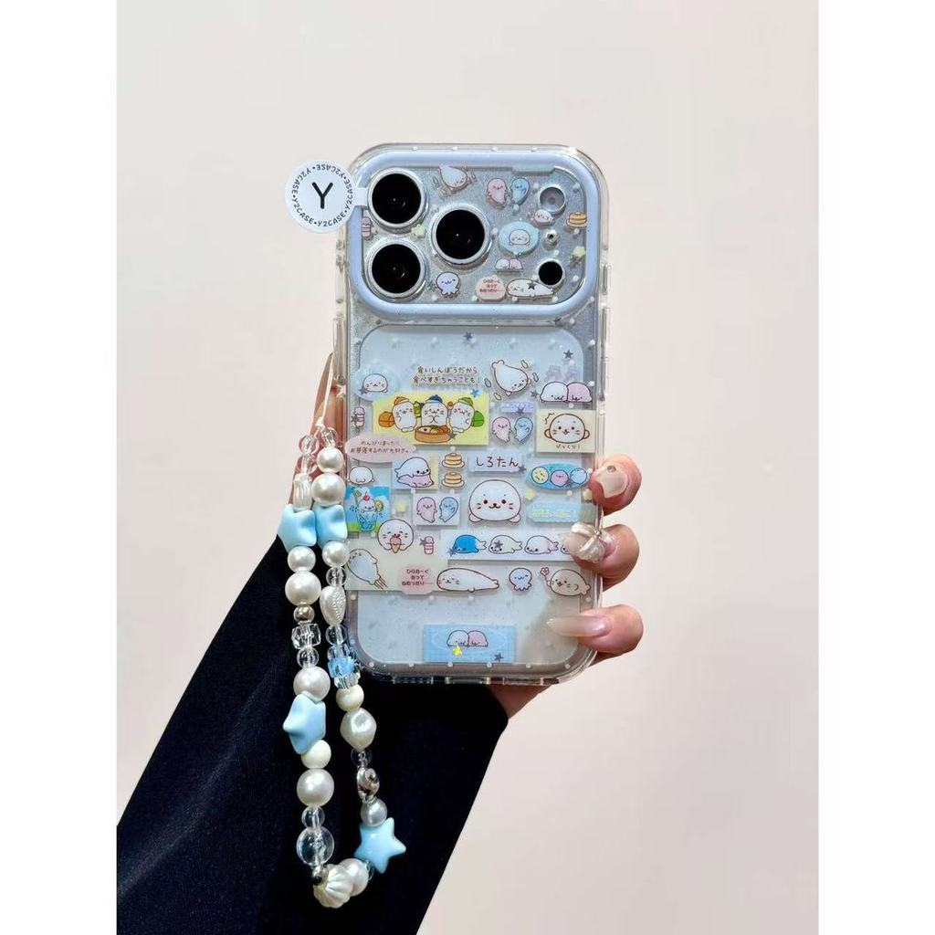 Ốp điện thoại hai lớp Flash Bean Sesame Seal IMD Thích hợp cho iPhone17promax iPhone 2026.3.12