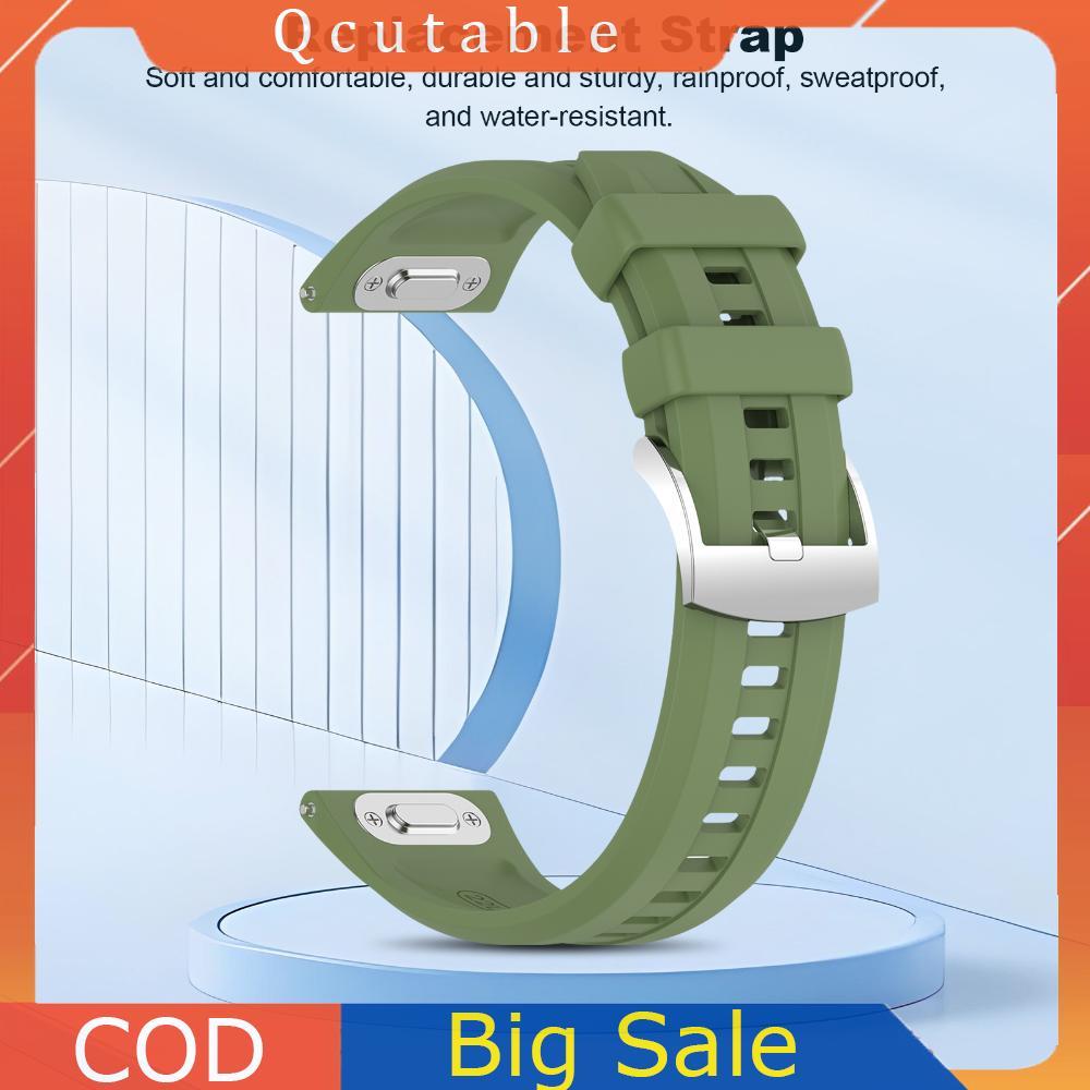 Dành Cho Huawei Watch GT6 46mm 2 Nút Dây Đeo Đồng Hồ Có Thể Điều Chỉnh Dây Silicon Vòng Tay Chống Nước Thông Minh Dây Đeo Tay Phụ Kiện Thay Thế