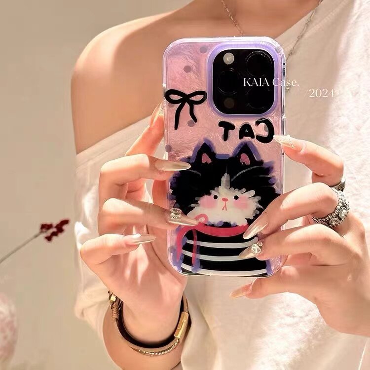 Graffiti Minh Họa Mèo Thích Hợp Cho Meizu 21note Vỏ Điện Thoại Meizu 20pro Vỏ Bảo Vệ Phong Cách Mới 