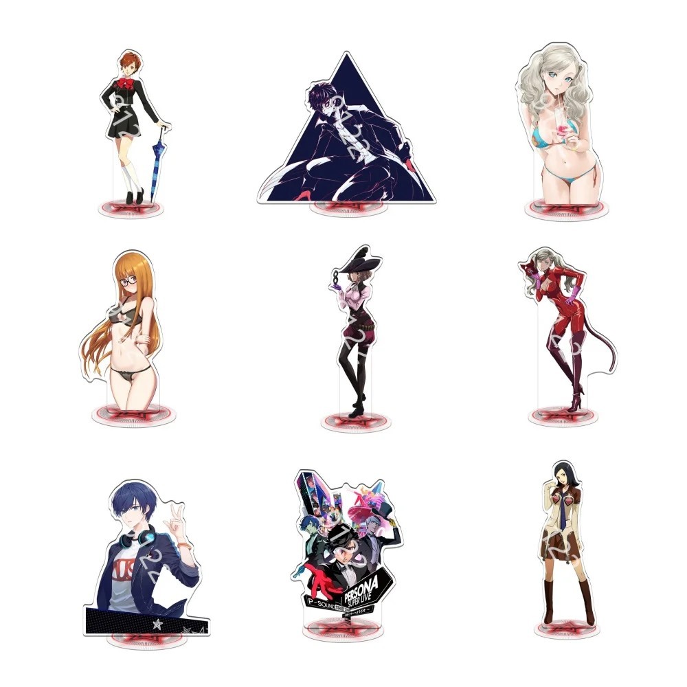 Standee Persona 5 Mô Hình Anime Persona 4 Mica Trong Suốt Trang Trí Bàn Học Decor Quà Tặng Fan Perso