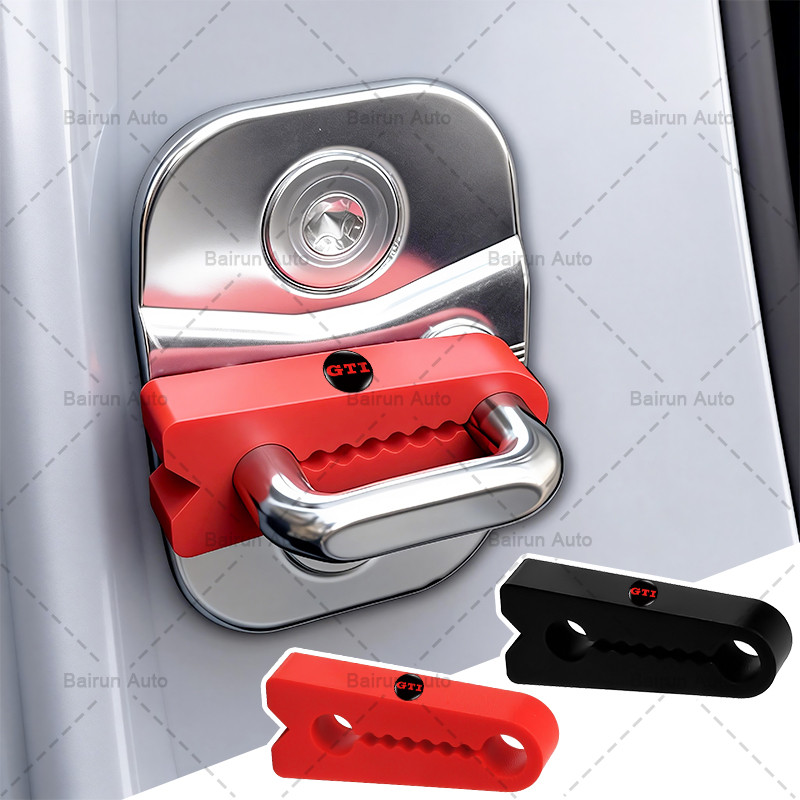1 / 4 Chiếc Khóa Cửa Ô Tô Âm Thanh Giảm Chấn Cửa Ô Tô Miếng Lót Chống Sốc Cho POLO Golf 5 6 Thế Hệ 7