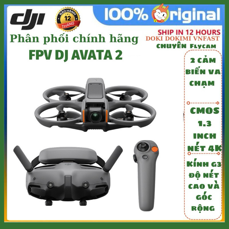BH12T DJI VN: Combo FPV DJI AVATA 2 - Chính hãng - Bh12T