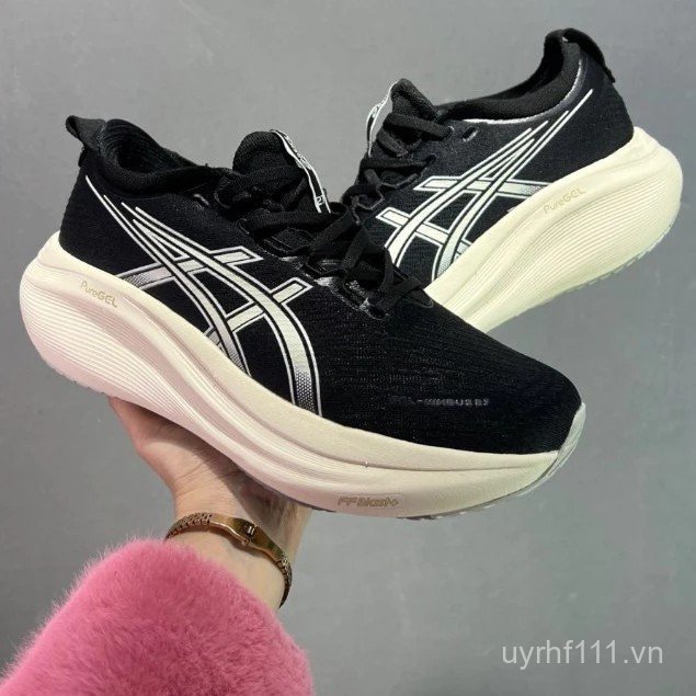 Asics Asics Gel-Nimbus 27 Nam Nữ Chạy Bộ Gel-Nimbus 26 Đệm Thể Thao Nhẹ Giày 7YO4