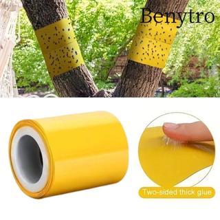Benytro Băng dính chống côn trùng BENYTRO 1 cuộn, Bẫy côn trùng sân vườn hai mặt di động, Băng dính cây ruồi 10cm 10M đa chức năng để ngăn ngừa côn trùng