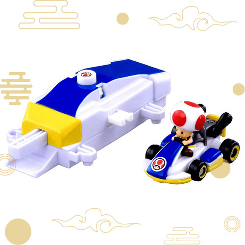 【Trực tiếp từ Nhật Bản】Takara Tomy Tomica Drift Tomica Mario Kart Drift Starter Set Toad & Standard 