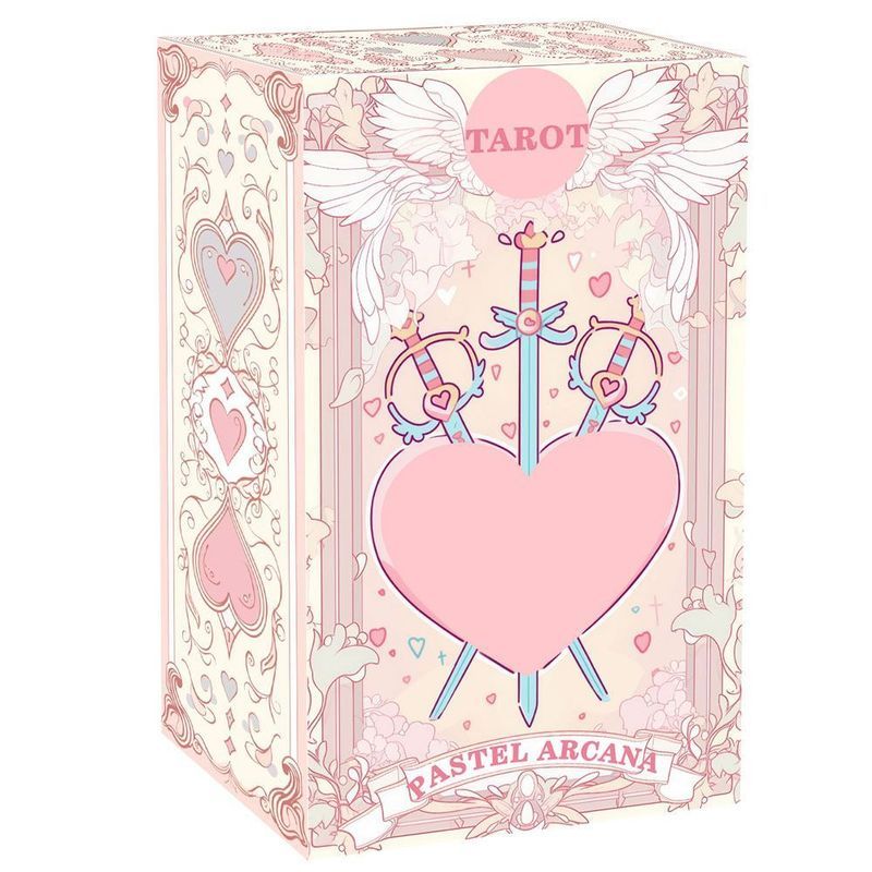 Hoạt Hình Dễ Thương Tarot Pastel Arcana Tarot Collector 's Edition Card 12X7cm Thẻ Tiếng Anh Trò Chơ
