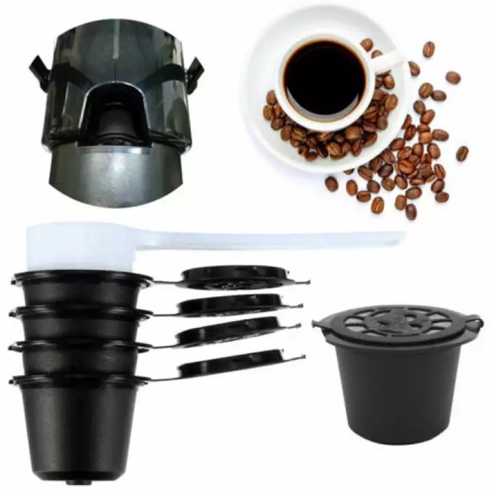 Cà Phê Viên Cốc Đen + Trắng Nespresso Máy Bảo Vệ Môi Trường