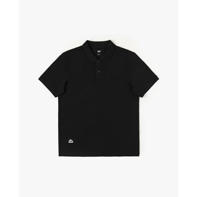 LEE - Áo polo nam cổ bẻ tay ngắn phối logo_LMT011954211001-K11000