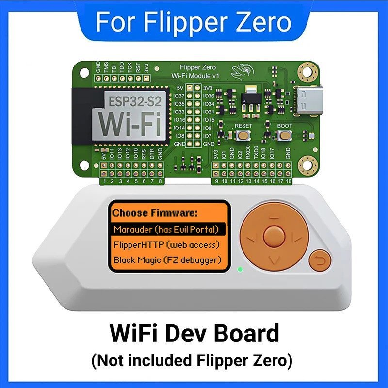 Flipboard Zero Wi-Fi Devboard với Firmware Marauder được cài đặt sẵn, Chipset ESP32-S2 để kiểm tra t