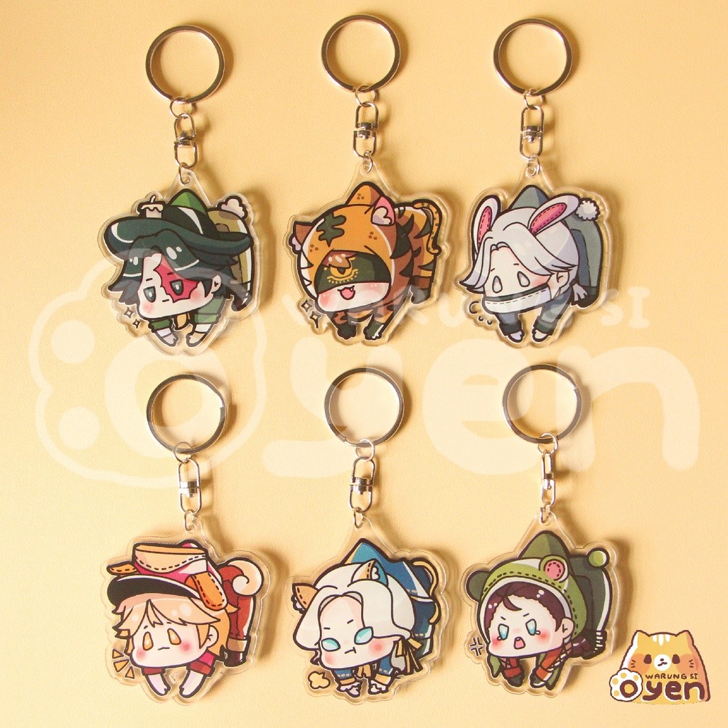 Identity V Acrylic Keychain (Norton Eli Aesop Victor Joseph Naib)