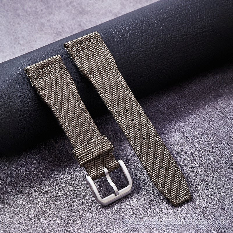 Dành cho IWC Pilot IW389101 Dây đeo thay thế 20 / 21 / 22mm Dây đeo cổ tay nylon Phụ tùng thay thế