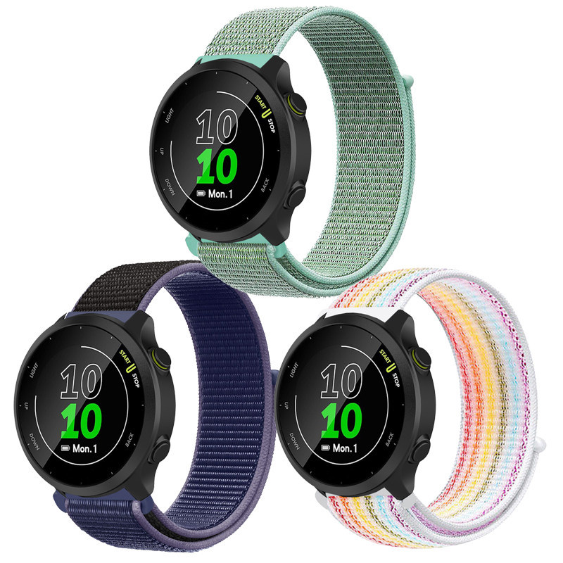 Dây đeo đồng hồ thông minh Garmin FR265 / 255 Thoáng khí 245M Dây bện Venu Nylon sq2 nhẹ