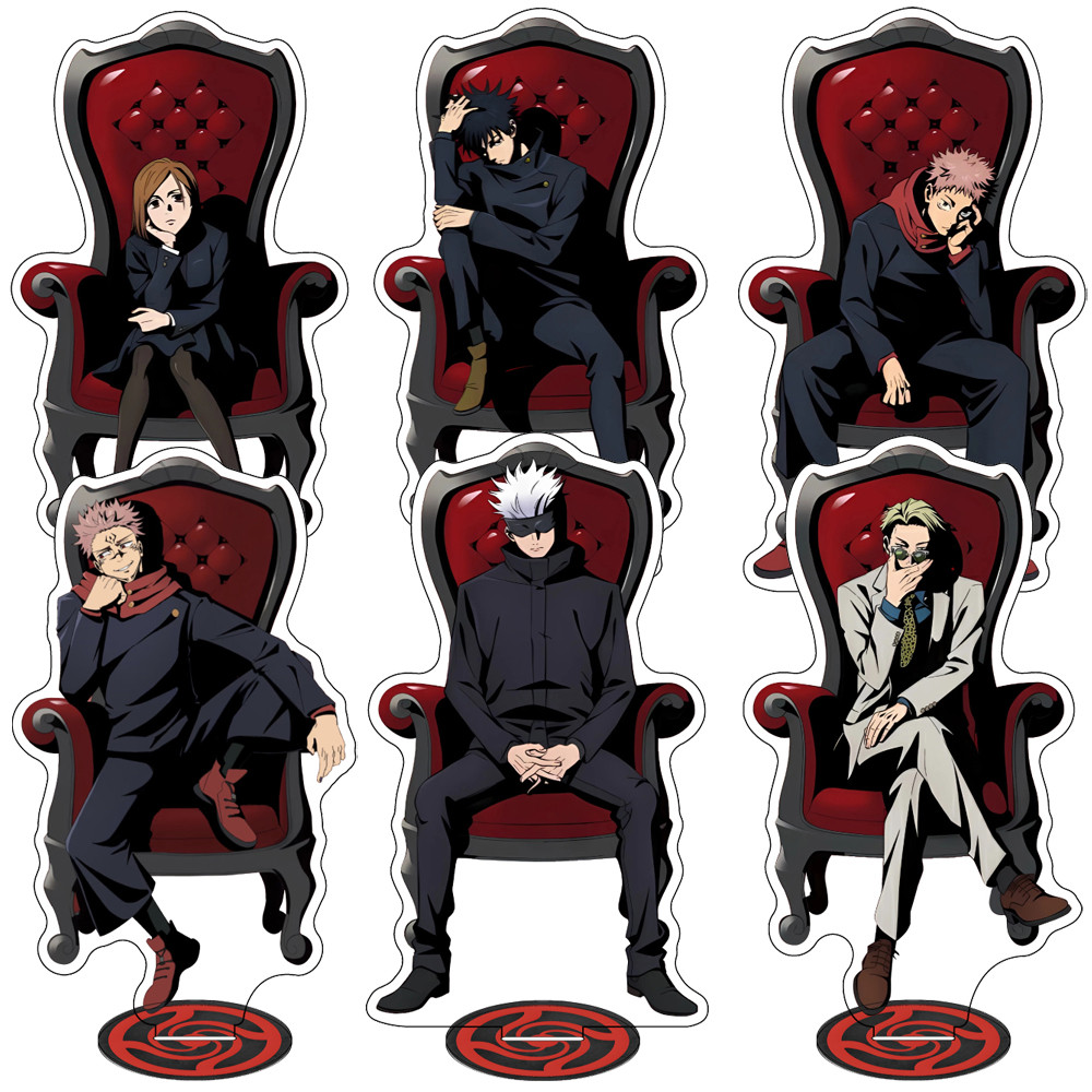 15cm Jujutsu Kaisens Choso Satoru Gojo Fushiguro Toji Geto Suguru Acrylic Stand Model Kawaii Cartoon