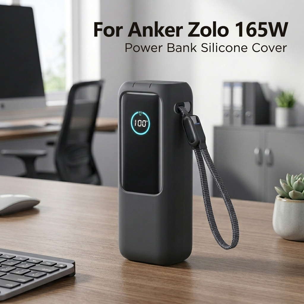 Vỏ Silicon Mới Cho Anker Zolo 165W Power Bank Chống Rơi Vỏ Bảo Vệ Di Động Du Lịch Mang Theo Cho A169