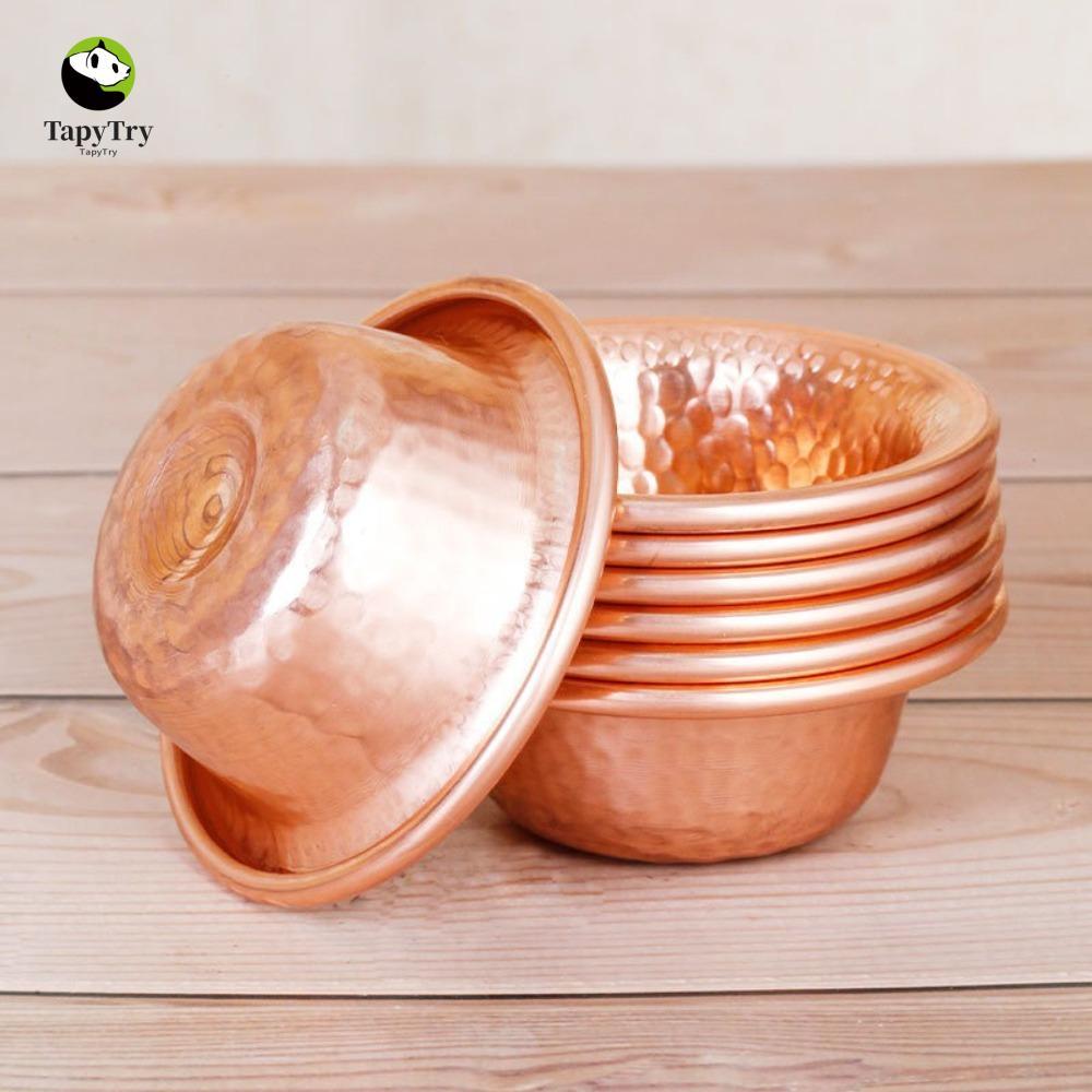 Bát cấp nước ALISON, Bát cung cấp nước bóng vàng, Hoa văn búa phai màu Handmade chống biến dạng Phật