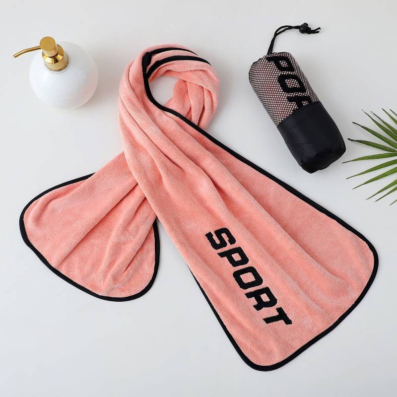 【Ready Stock】 [Professional Fitness Exercise Towel] Yoga Gym Absorb Sweat Running Quick-Drying Sport