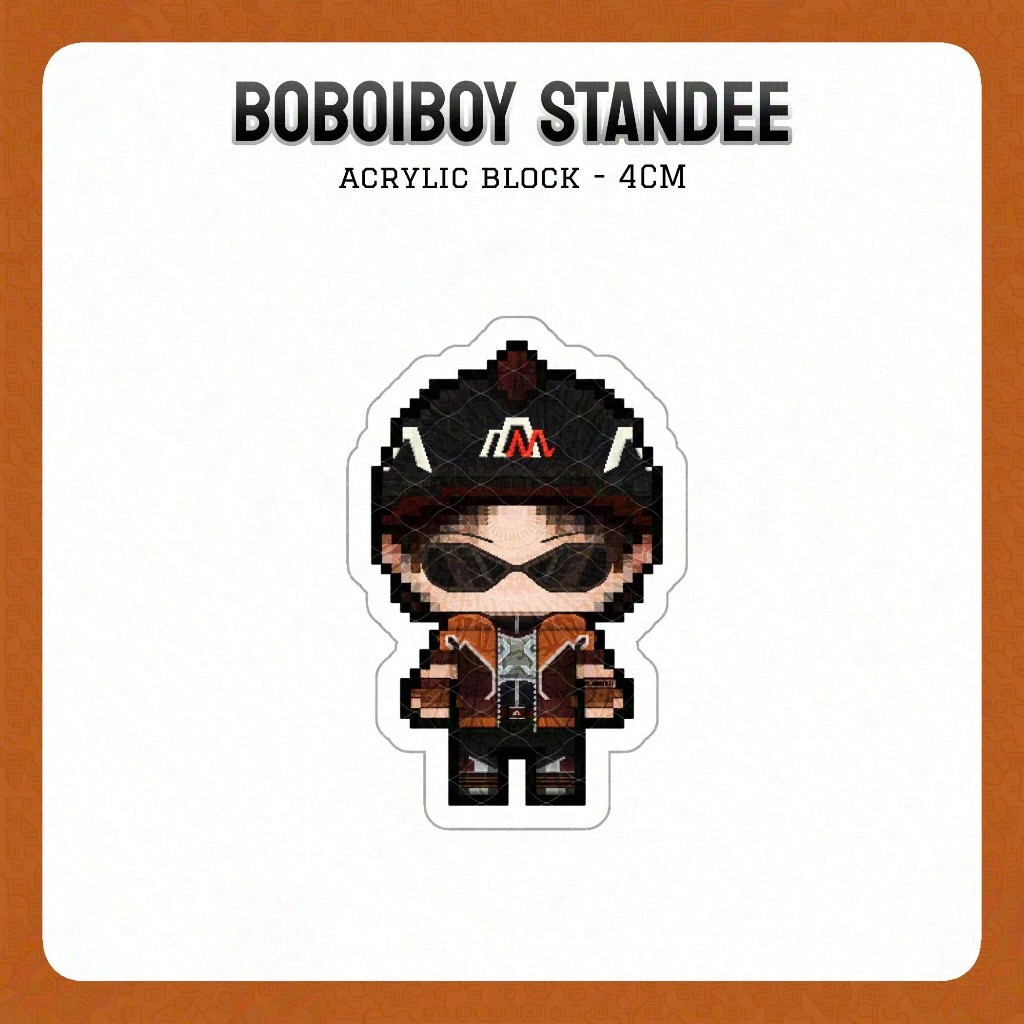 4CM | STANDEE WITHOUT BASE Boboiboy | Mechamato - TEST PRINT