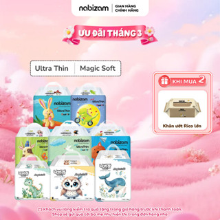Tã/Bỉm NABIZAM Mềm Mỏng Vượt Trội, Chống Tràn Tối Đa, Đủ Loại Kích Cỡ Cho Bé Từ 3kg Đến 25kg