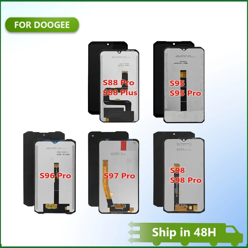 Dành Cho Doogee S98 S97 Pro Màn Hình LCD Bộ Số Hóa Màn Hình Cảm Ứng Cho Doogee S88 Plus S96 Pro LCD 