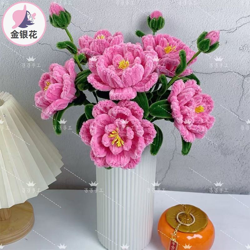 ❈ ❈ ❈ ❈ 🍎 🍒 🍒 ❈ ✷ ❈ ❈ ❈ ❈ ❈ ❈ DIY ❈ ❈ ❈ 1163Ultra-dense Twist Stick Handmade Camellia Twist Stick Bộ