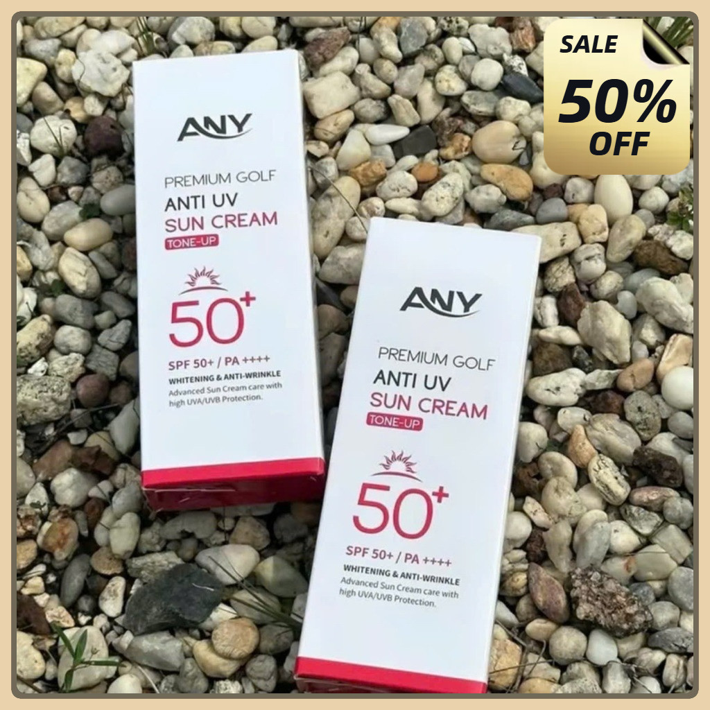 [HCM] Combo 2 Kem Chống Nắng Nâng Tông ANY Premium Golf Anti UV Sun Cream Tone Up SPF50++ 60ml