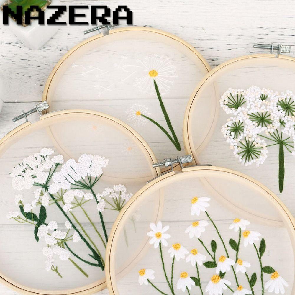 NAZERA Cross Kits DIY Bồ công anh Needlework Lưới Châu Âu Hoa Paintin