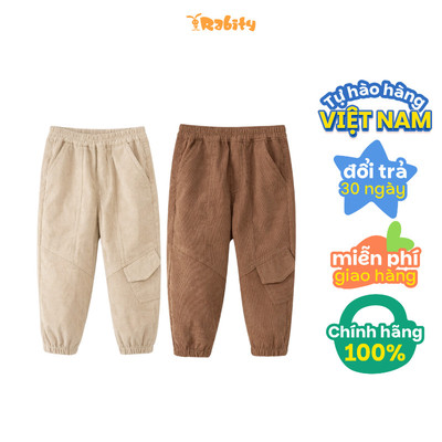   Quần nhung dài bé trai Rabity 947.002