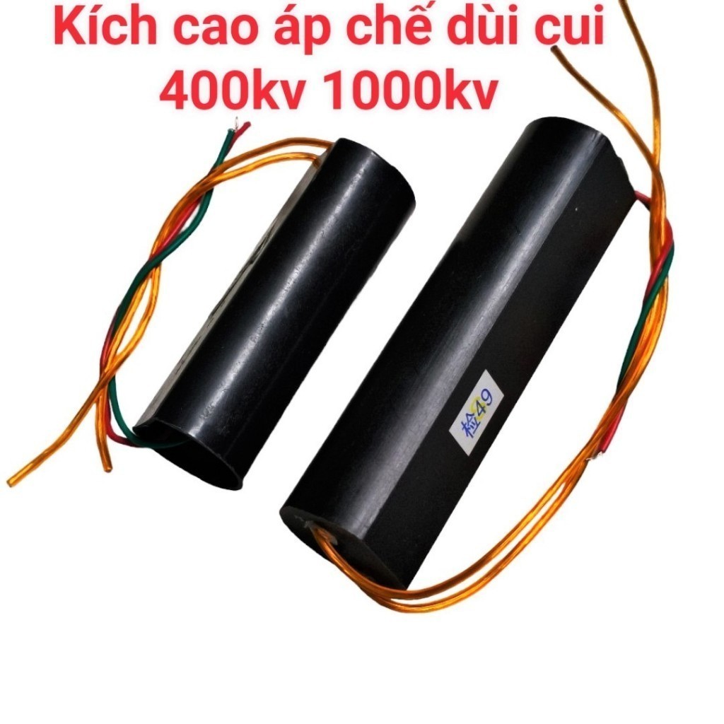 Kích Cao Áp, Điện vào 3,7v - 6v Điện ra 1000KV Chế dùi cui, máy đánh lửa cực mạnh - Module tăng áp 4