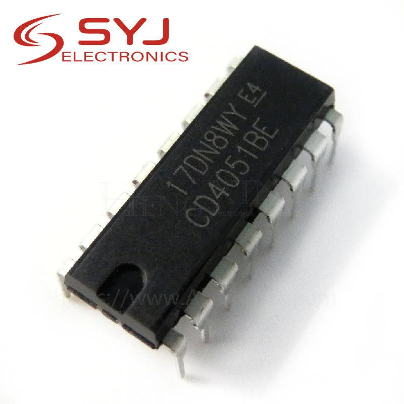 10 Cái / lốc CD4051BE CD4051BD CD4051 4051BE DIP-16 Còn Hàng