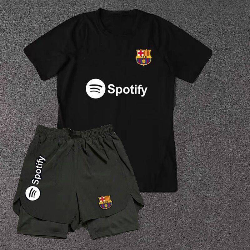 2425 Football Training Suit Barcelona Real Madrid Running Two-Piece Suit Sports Quick-Drying Breatha