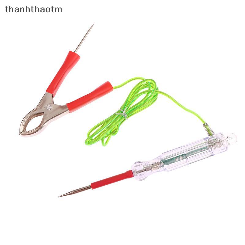 Thh 6-24V ô tô mạch Tester với Dual Đầu dò & Alligator Clips N