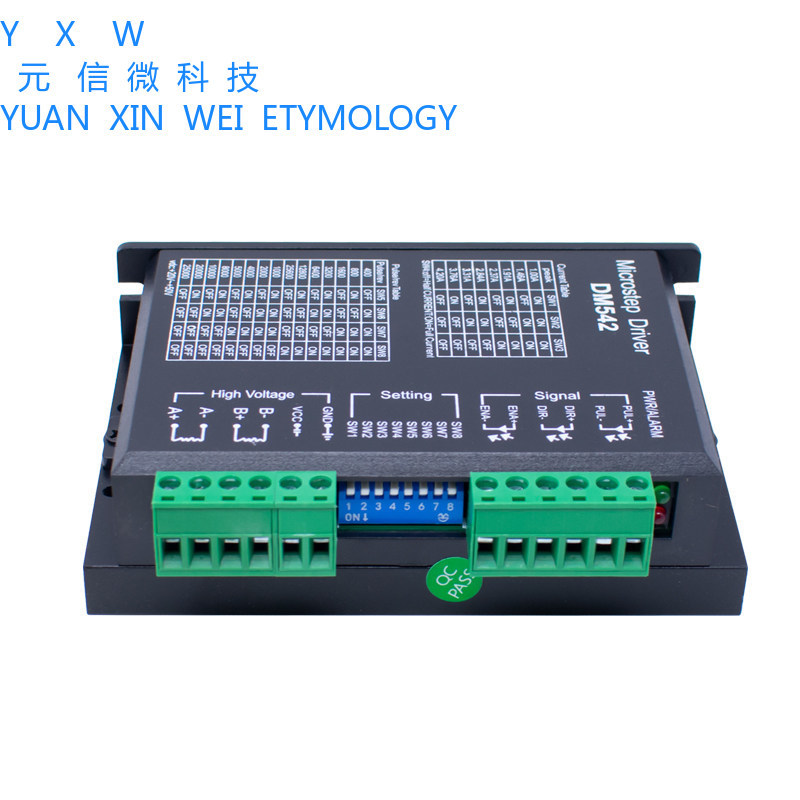 DM542 DSP Digital 57 86 Trình điều khiển động cơ bước 128 Thay thế tinh chế M542 / 2M542 Hàng có sẵn