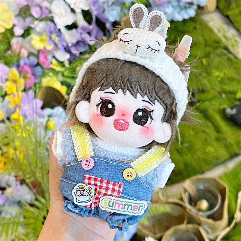 10cm Chen Linong Cotton Doll Pendant Plush Toy Original Authentic Celebrity Doll Nong Nong