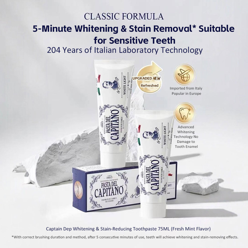 Pasta Del Capitano Sicily Lemon/Mint Toothpaste (75ml)