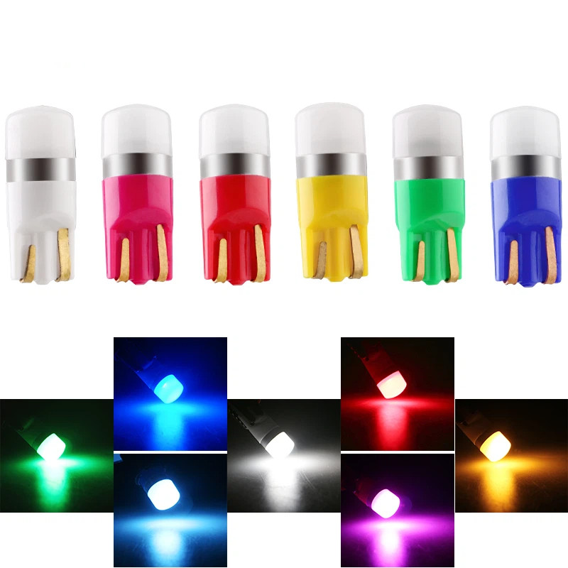 10 Chiếc Đèn Tín Hiệu T10 W5W Bóng Đèn Led 3030 1SMD W5W Led Canbus 194 168 Đèn Nội Thất Ô Tô Mái Vò