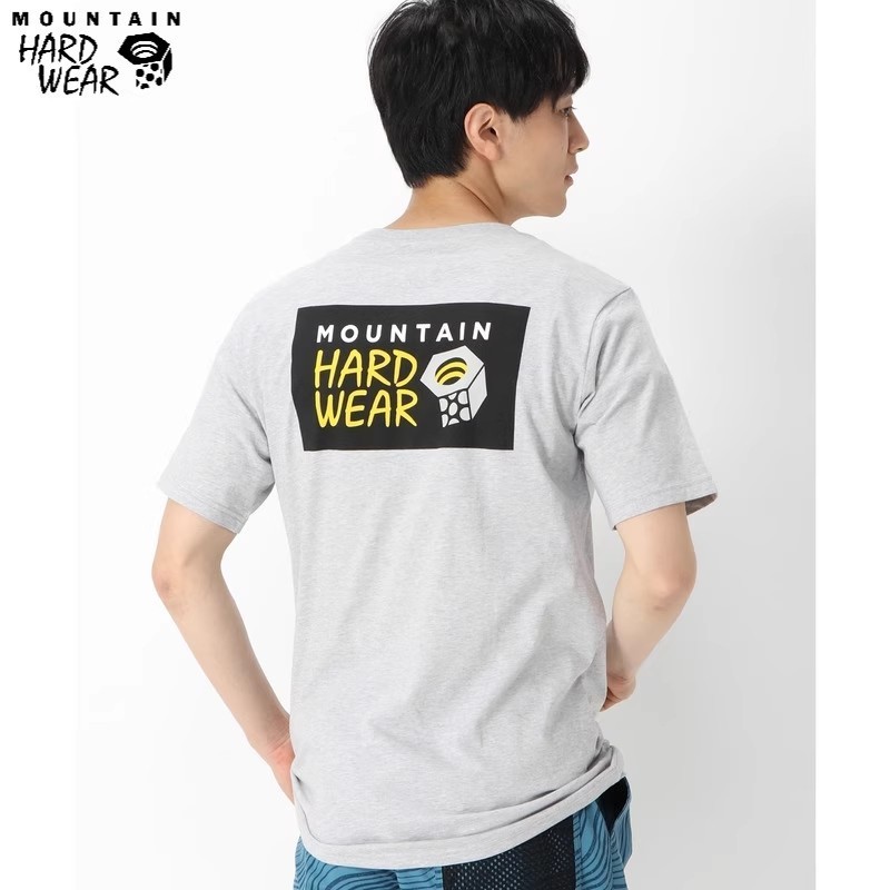 Mountain Hardwear Áo Thun Nam Short Sleeve Phong Cách Ngoài Trời In Logo