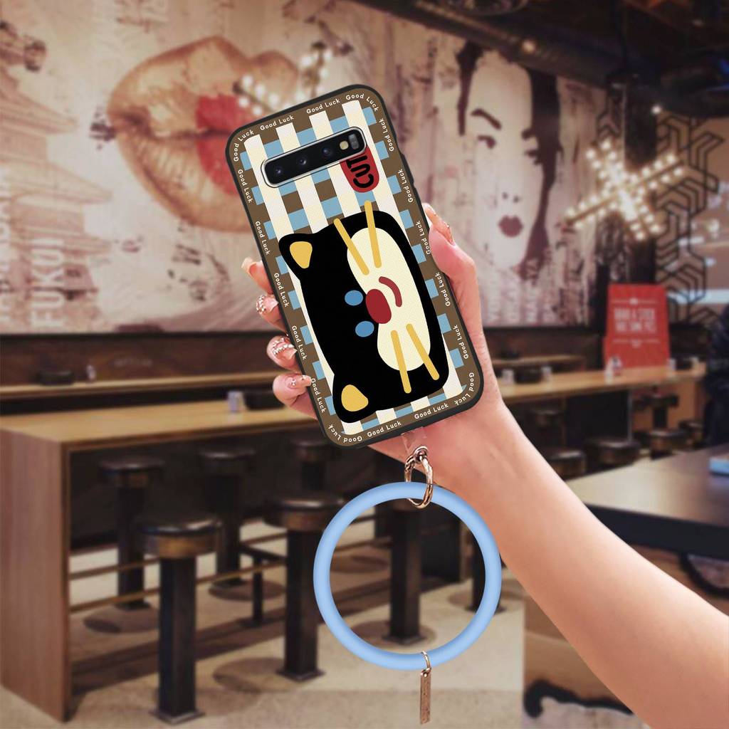 Ốp Điện Thoại Cá Tính Chống Va Đập Cho Samsung Galaxy S10 / SM-G973N Chống Bụi Bẩn Màu Trơn Ngộ nghĩ