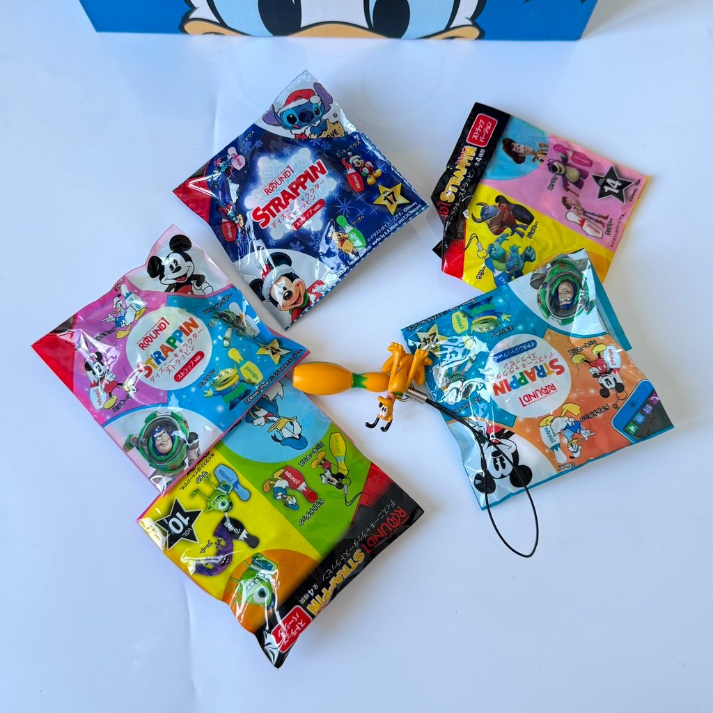 Disney Big-Eyed Boy Cậu bé ba mắt Woody Bass Minnie Pluto Bowling Mặt dây chuyền