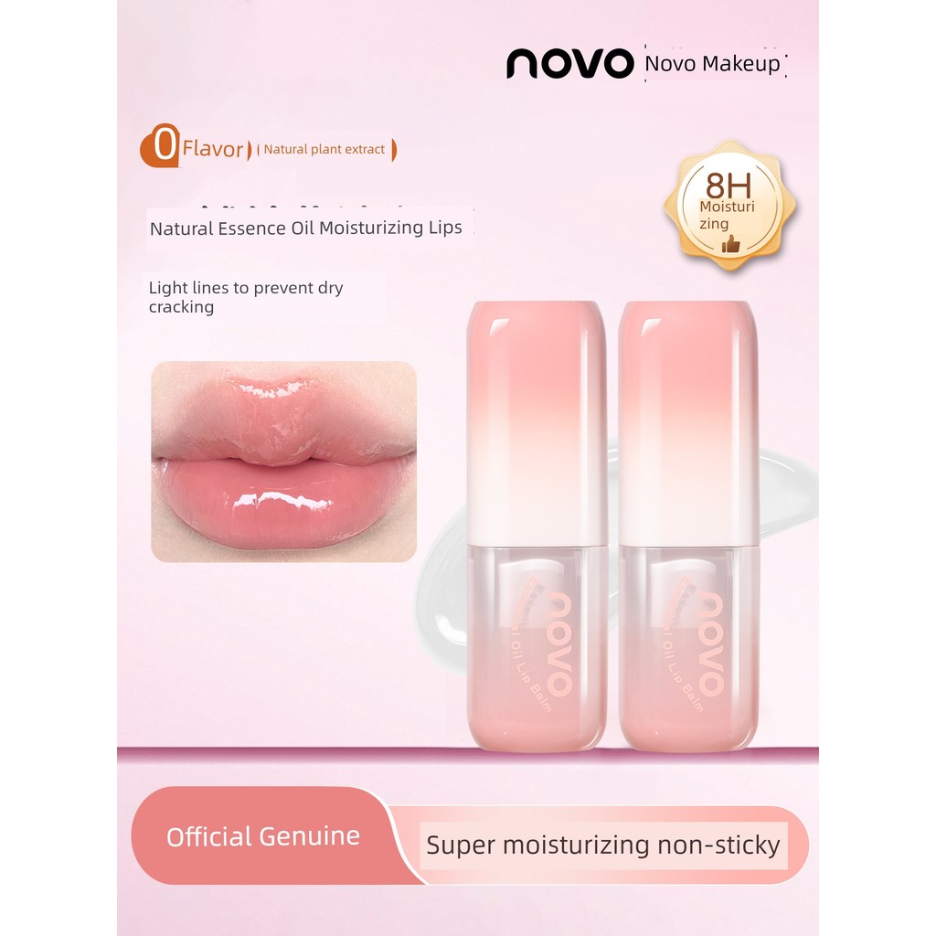 son dưỡng lipice son dưỡng lipice có màu NOVO Lip Balm Lip Hydrating Dưỡng Ẩm Dưỡng Ẩm Chống nứt Dầu