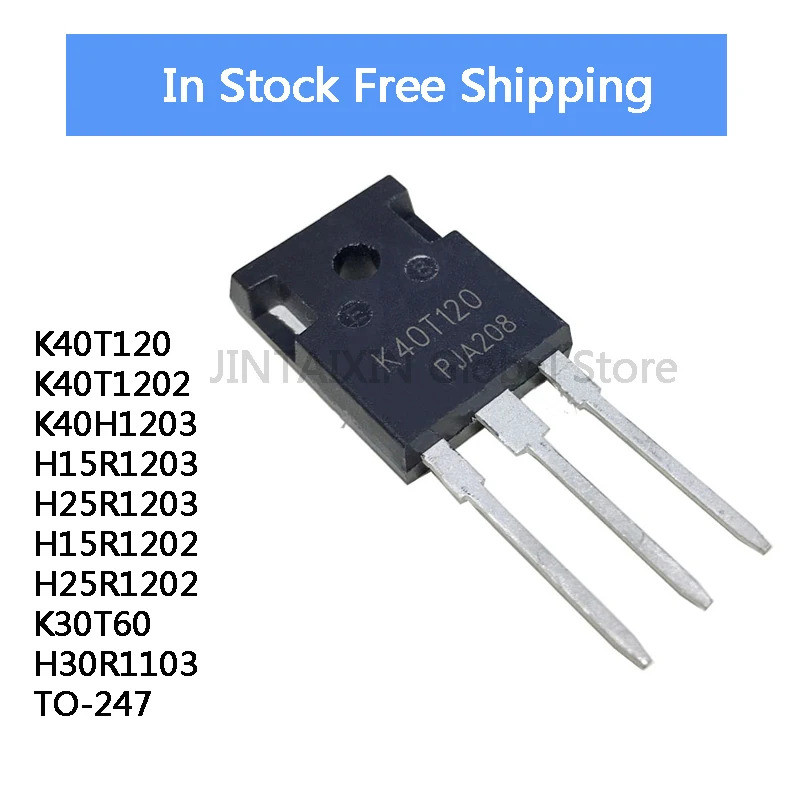 5 Cái K40T120 K40T1203 K40H1203 H15R1203 H25R1203 H15R1203 H15R1203 H25R1203 K30T60 H30R1102 TO-247 