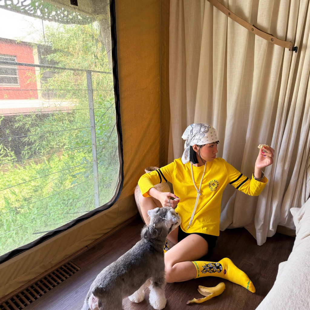 6MTG Chrome Hearts London Limited Edition Nine-quarter Sleeve Yellow Horseshoe Print Short Sleeve t 