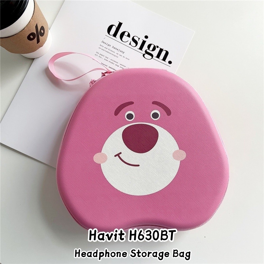 [Giảm giá hấp dẫn] Dành cho hộp đựng tai nghe Havit H630BT Phim hoạt hình sáng tạo Hộp đựng tai nghe